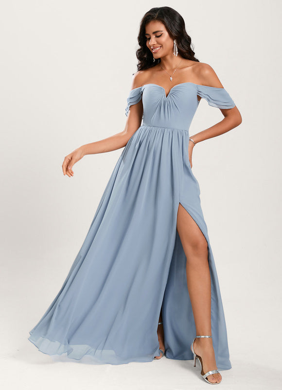 Robe Demoiselle D'Honneur Bordeaux Chic - gallery 3