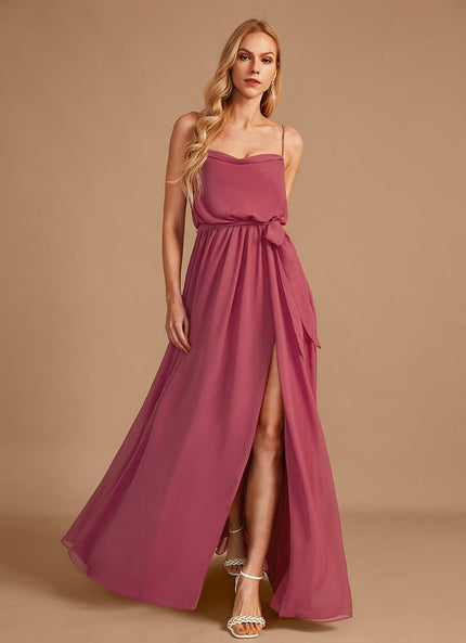 Robe Demoiselle D'Honneur Col V Fluidité