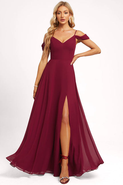 Robe Demoiselle D'Honneur Vaporeuse Rubis