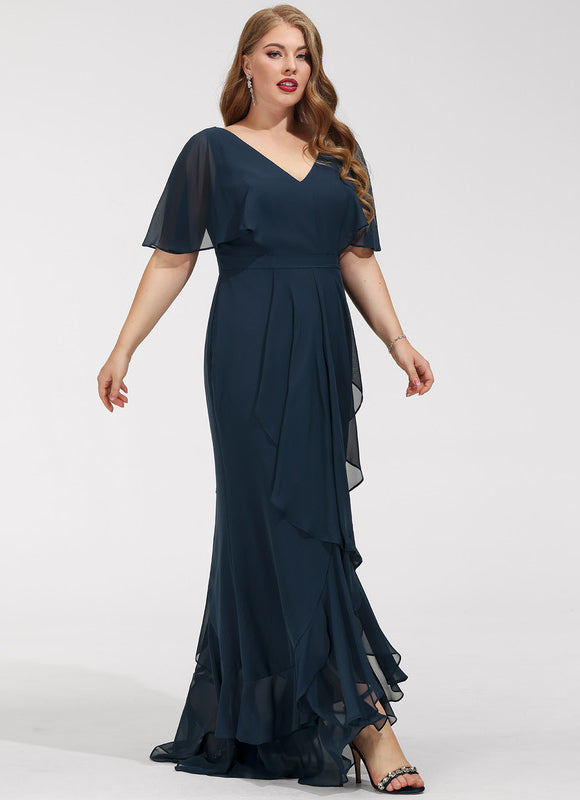 Robe Demoiselle D'Honneur Mousseline Aérienne - gallery 7