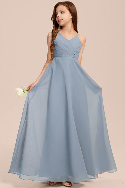 Robe Demoiselle D'Honneur Verte Éthérée - gallery 1