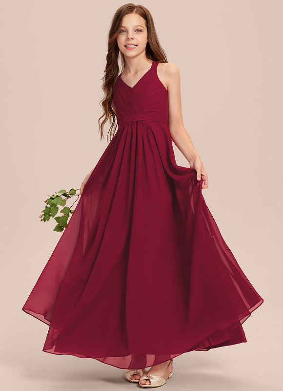 Robe Demoiselle D'Honneur Verte Éthérée - gallery 2