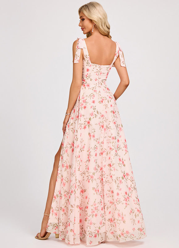 Robe Longue Pastel Demoiselle D'Honneur - gallery 5