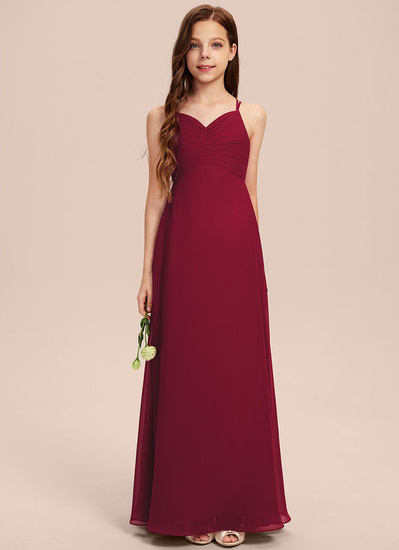 Robe Demoiselle D'Honneur Verte Éthérée - gallery 1