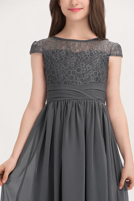 Robe Demoiselle D'Honneur Élégante Enfantine - gallery 4