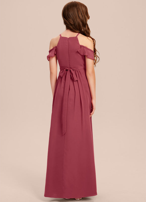 Robe Demoiselle D'Honneur Aquarelle Verte - gallery 3