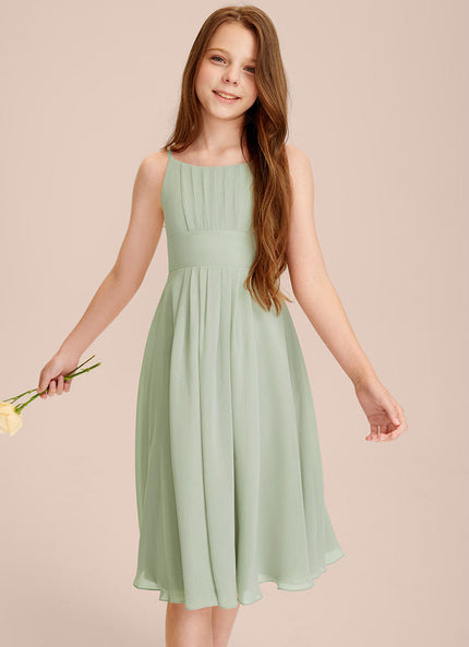 Robe Demoiselle D'Honneur Bleu Nuit Fluide