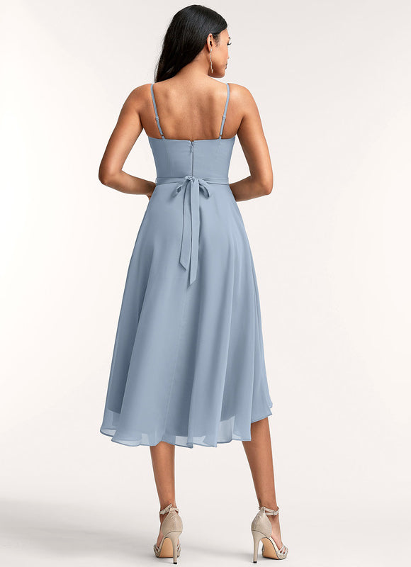 Robe Demoiselle D'Honneur Fluide Ciel Doux - gallery 5