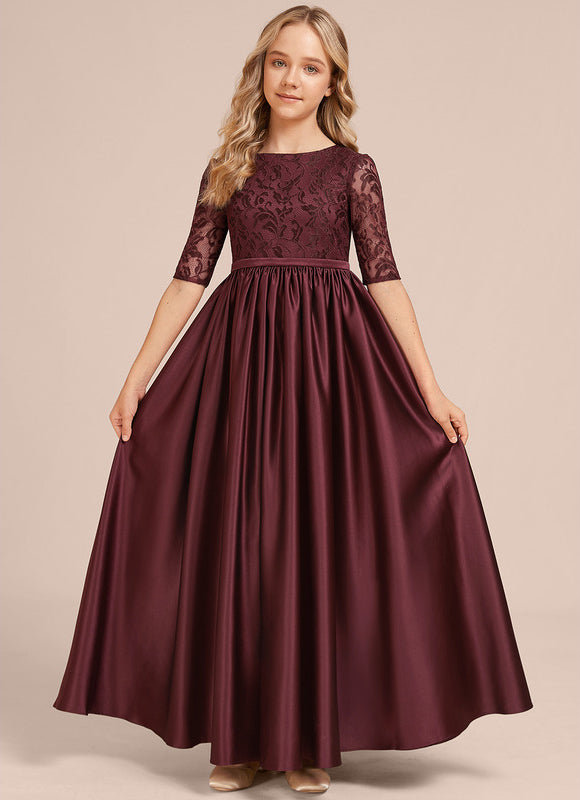 Robe Demoiselle D'Honneur Dentelle Longue - gallery 4