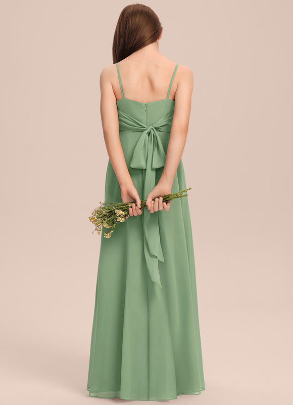 Robe Demoiselle D'Honneur Longue Élégante - gallery 2