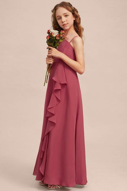 Robe Demoiselle D'Honneur Flamme Framboise - gallery 1