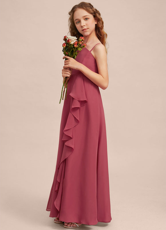 Robe Demoiselle D'Honneur Flamme Framboise - gallery 1