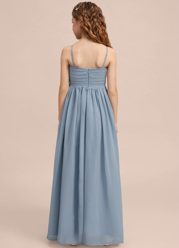 Robe Demoiselle D'Honneur Verte Éthérée - gallery 7