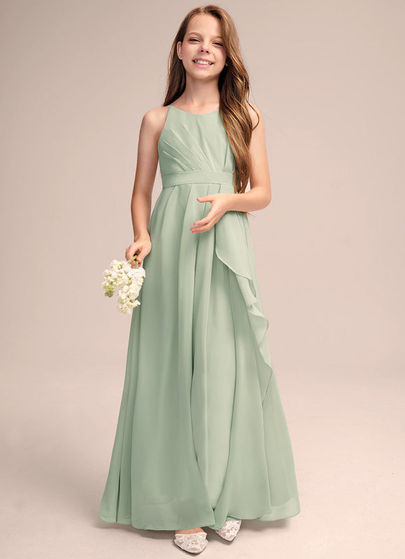 Robe Demoiselle D'Honneur Volante Prune