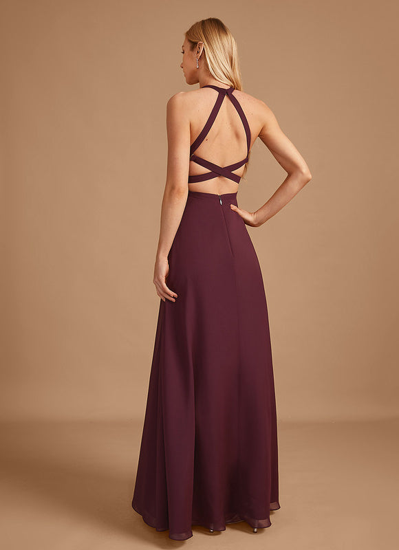 Robe Demoiselle D'Honneur Verte Lueur Flottante - gallery 2