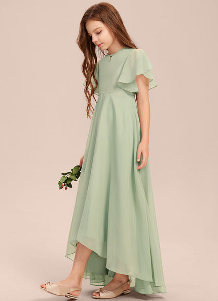 Robe Demoiselle D'Honneur Nuit Marine Fluide