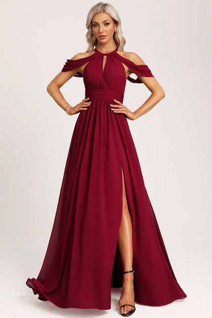 Robe Demoiselle D'Honneur Florale Légère