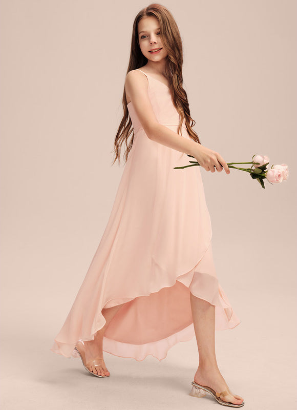 Robe Demoiselle D'Honneur Mousseline Junior - gallery 3