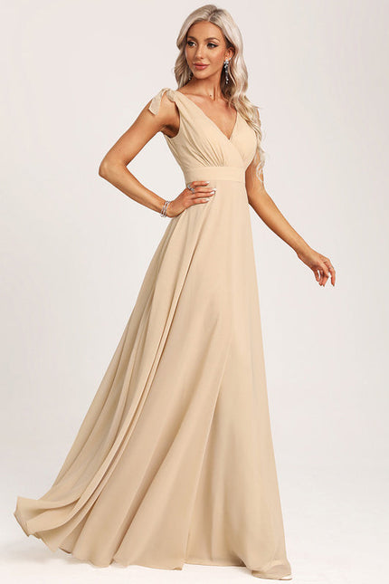 Robe Demoiselle D'Honneur Chiffon Élégante - gallery 1