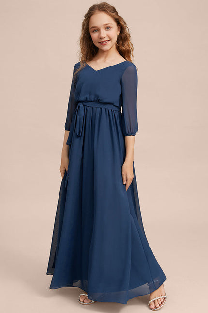 Robe Demoiselle D'Honneur Verte Éthérée - gallery 3