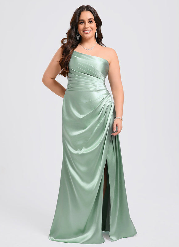 Robe Demoiselle D'Honneur Fluide Argentée - gallery 9