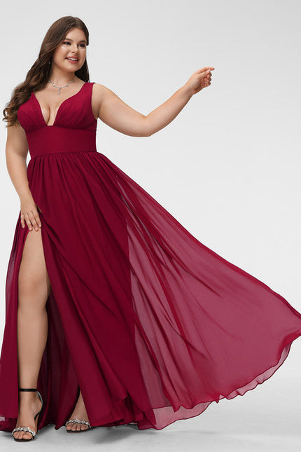 Robe Demoiselle D'Honneur Mousseline Beige - gallery 8