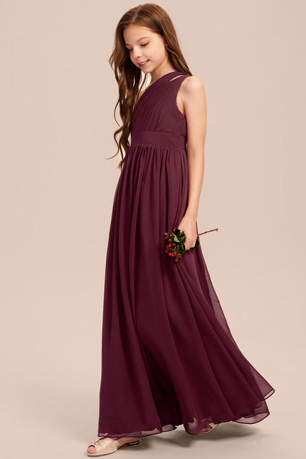 Robe Demoiselle D'Honneur Vert Poudré Élégant - gallery 3