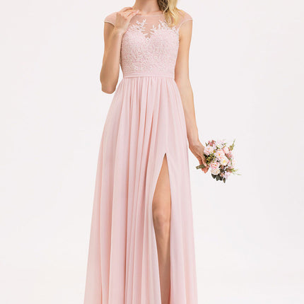 Robe Demoiselle D'Honneur Mousse Poudrée