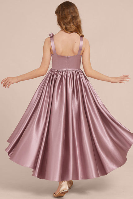 Robe Demoiselle D'Honneur Satinée Chic - gallery 4