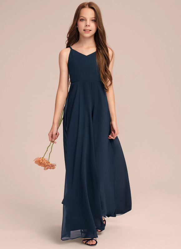 Robe Demoiselle D'Honneur Mousseline Douce - gallery 1