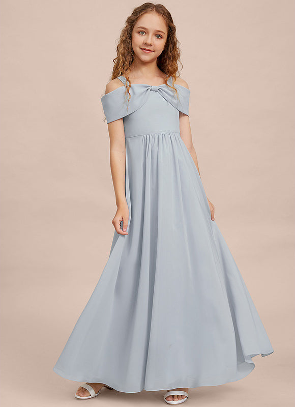 Robe Demoiselle D'Honneur Flottante Cerise - gallery 3