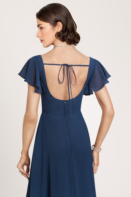 Robe Demoiselle D'Honneur Fluide Mint - gallery 2