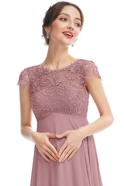 Robe Demoiselle D'Honneur Sérénade Rosée - gallery 1