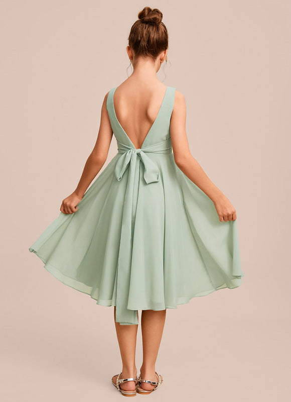 Robe Demoiselle D'Honneur Douceur Menthe - gallery 5