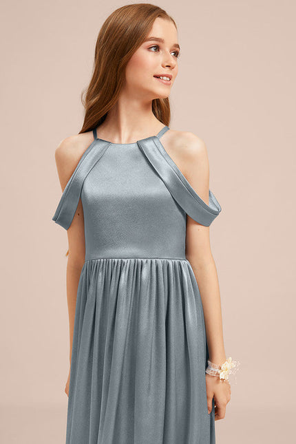 Robe Demoiselle D'Honneur Epaule Dénudée - gallery 3