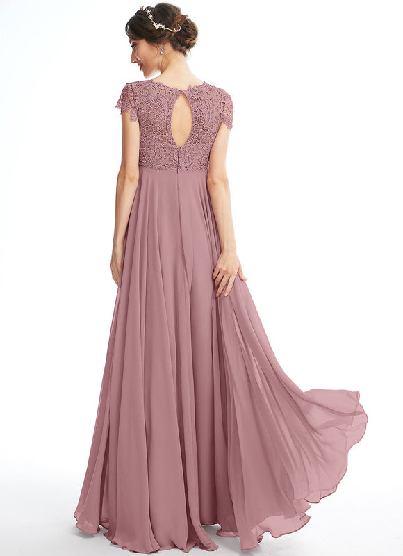 Robe Demoiselle D'Honneur Sérénade Rosée - gallery 2