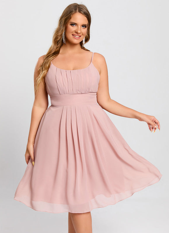 Robe Rose Courte Demoiselle D'Honneur - gallery 7