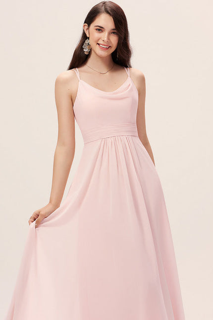 Robe Longue Fluide Demoiselle D'Honneur