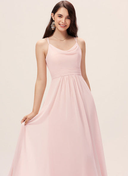 Robe Longue Fluide Demoiselle D'Honneur