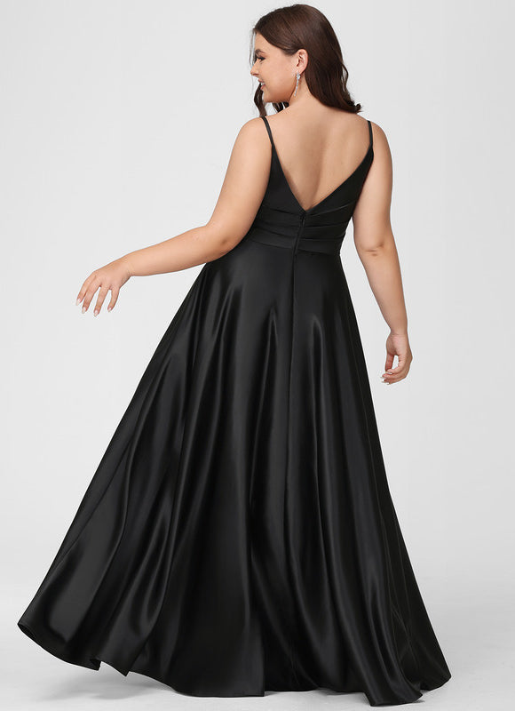 Robe Demoiselle D'Honneur Satin Vert Tendre - gallery 8