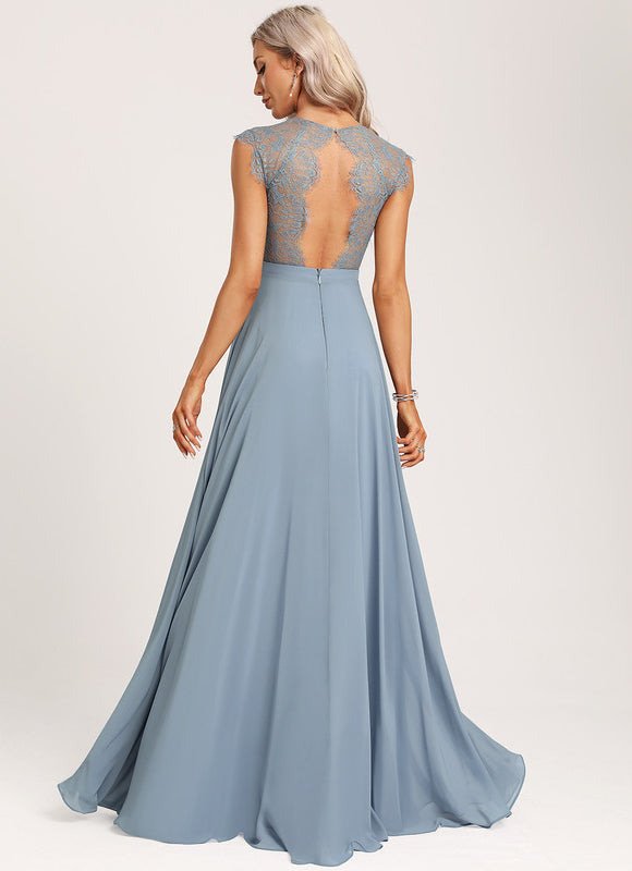 Robe Demoiselle D'Honneur Mousse Poudrée - gallery 2