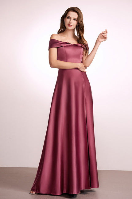 Robe Longue Demoiselle D'Honneur Vert Sauge - gallery 1