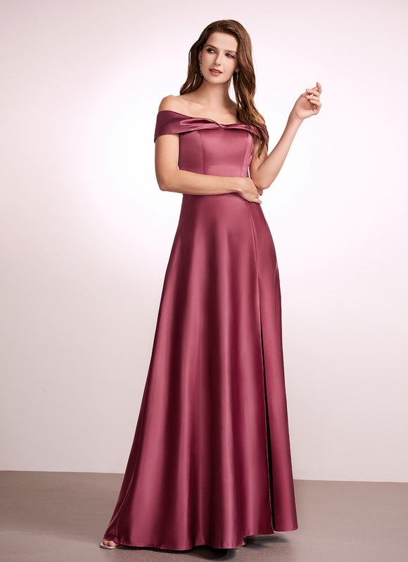 Robe Longue Demoiselle D'Honneur Vert Sauge - gallery 1