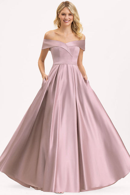 Robe Longue Demoiselle D'Honneur Vert Sauge - gallery 1
