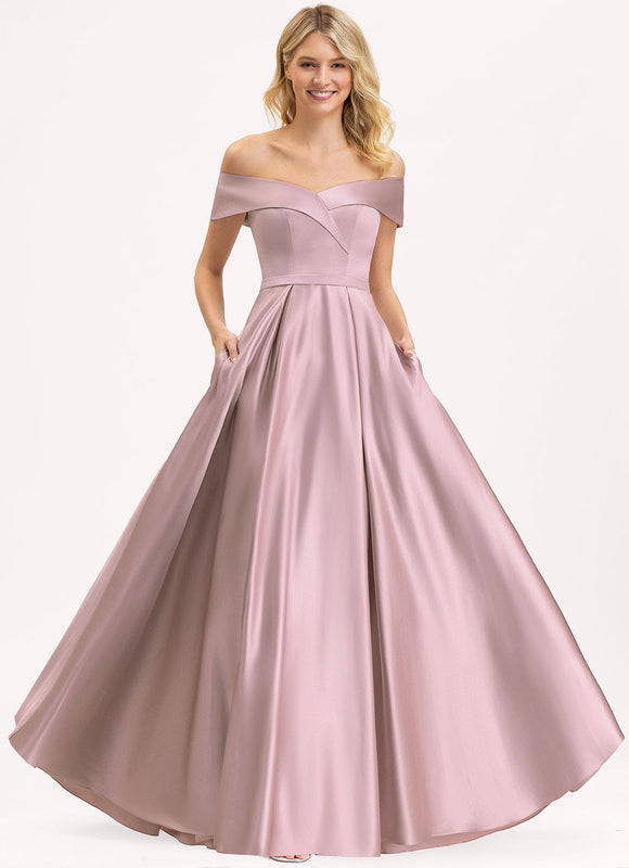 Robe Longue Demoiselle D'Honneur Vert Sauge - gallery 1