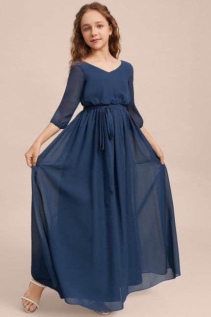 Robe Demoiselle D'Honneur Verte Éthérée - gallery 4