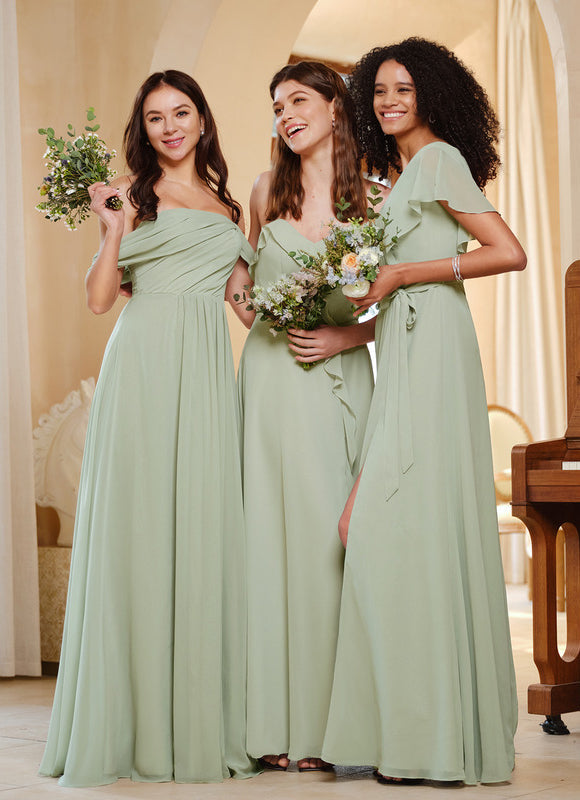 Robe Demoiselle D'Honneur Bordeaux Chic - gallery 5