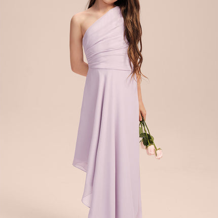 Robe Demoiselle D'Honneur Plissée Légère