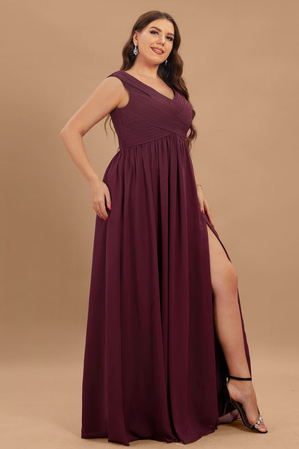 Robe Demoiselle D'Honneur Bordeaux Chic - gallery 9