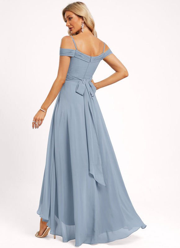 Robe Demoiselle D'Honneur Éthérée Rose - gallery 1